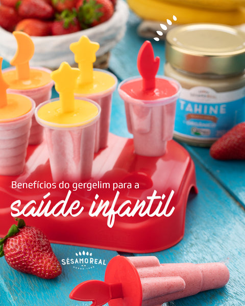 Benefícios do gergelim para saúde infantil