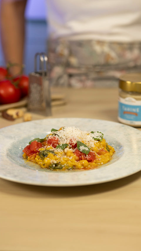 Risoto Vegano de Grão de Bico com Tahine Tradicional Sésamo Real